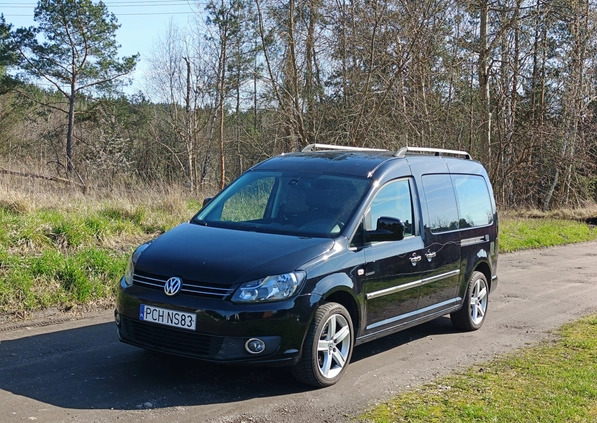 Volkswagen Caddy cena 44900 przebieg: 179000, rok produkcji 2014 z Chodzież małe 352